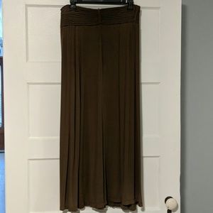 Ladies brown Maxi skirt size large
